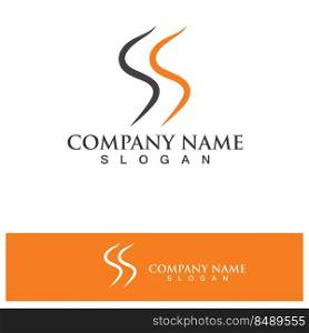 Business corporate letter S logo design vector.
