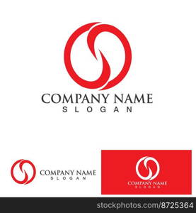 Business corporate letter S logo design vector.