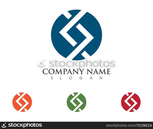 Business corporate Logo. Business corporate abstract unity vector logo design template