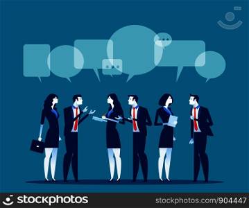 Business corporate meeting. Concept business vector illustration.