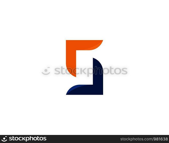 Business corporate S letter Arrow logo design vector