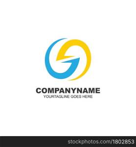 Business corporate S letter design vector template