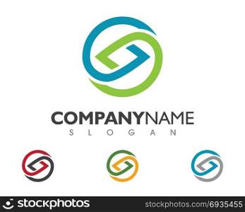 Business corporate S letter logo. Business corporate S letter logo design vector