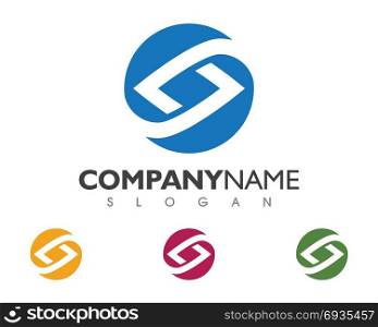 Business corporate S letter logo. Business corporate S letter logo design vector