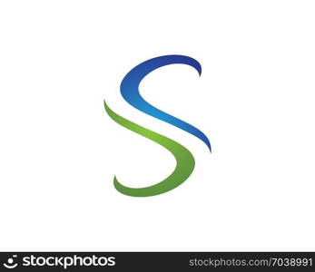 Business corporate S letter logo. Business corporate S letter logo design vector