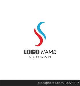 Business corporate S letter logo design vector