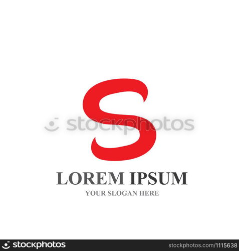 Business corporate S letter logo design vector