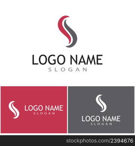 Business corporate S letter logo design vector