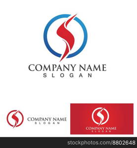 Business corporate S letter logo design vector