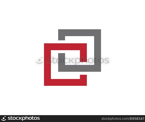 Business corporate vector logo. Business corporate abstract unity vector logo design template