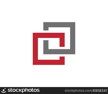 Business corporate vector logo. Business corporate abstract unity vector logo design template