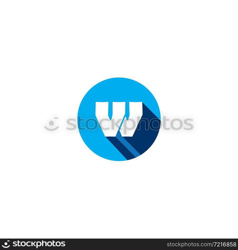 Business corporate W letter logo design vector.