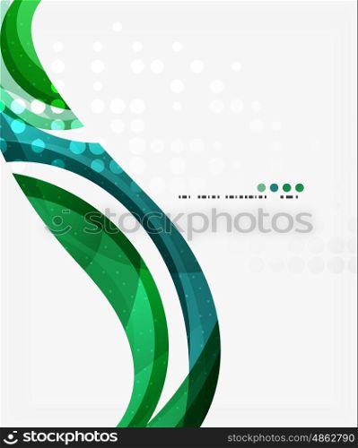Business corporate wave background, flyer, brochure design template. Vector background for workflow layout, diagram, number options or web design