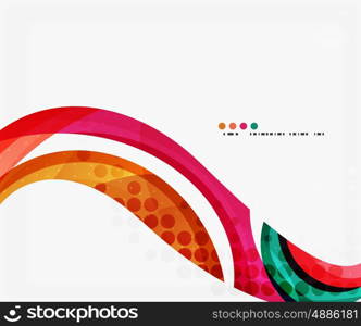 Business corporate wave background, flyer, brochure design template. Vector background for workflow layout, diagram, number options or web design