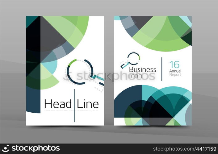 Business cover page design, brochure flyer layout, abstract presentation background poster, A4 size