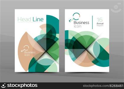 Business cover page design, brochure flyer layout, abstract presentation background poster, A4 size
