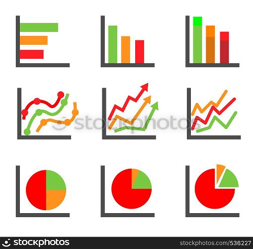 business data elements and charts.