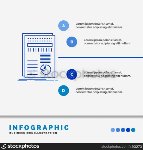 business, data, finance, report, statistics Infographics Template for Website and Presentation. Line Blue icon infographic style vector illustration. Vector EPS10 Abstract Template background