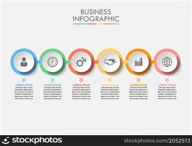 Business data visualization. timeline infographic icons designed for abstract background template milestone element modern diagram process technology digital marketing data presentation chart Vector