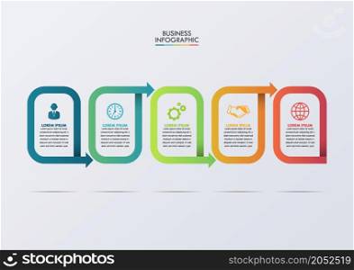 Business data visualization. timeline infographic icons designed for abstract background template milestone element modern diagram process technology digital marketing data presentation chart Vector