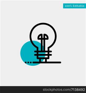 Business, Defining, Management, Product turquoise highlight circle point Vector icon