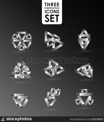 Business design elements icon set, three dimensional quality icon with a lot of variety ideal for business , flayer and presentation.