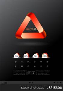 Business design elements icon set, three dimensional quality vector-icon with a lot of variety ideal for business , flayer and presentation.