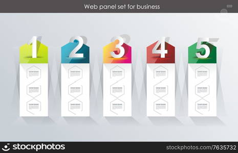 Business Design Template Option banners. Can be used for step lines, number levels, timeline, diagram, web design.