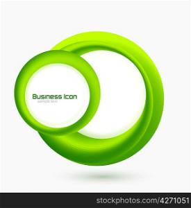 Business ecology swirl concept