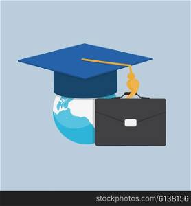 Business Education Concept. Trends and innovation in education. Vector Illustration EPS10. Business Education Concept. Trends and innovation in education.