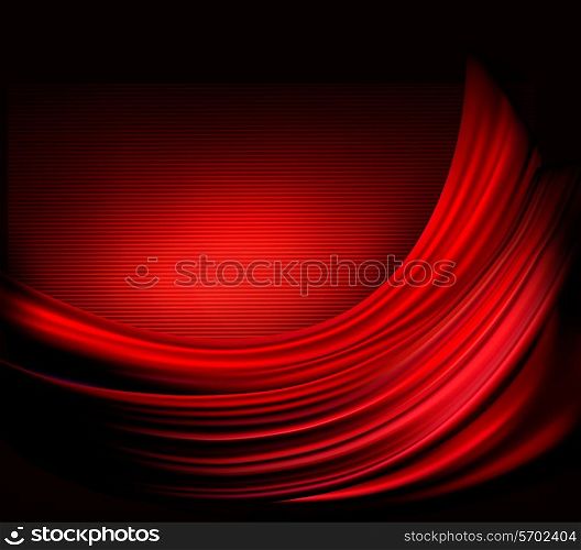Business elegant red abstract background. Vector illustration