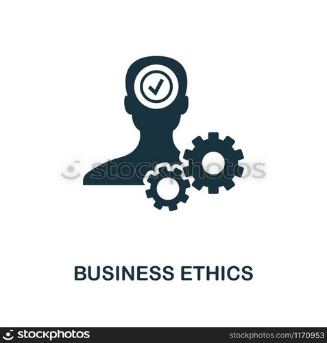 Business Ethics icon. Monochrome style design from business ethics collection. UX and UI. Pixel perfect business ethics icon. For web design, apps, software, printing usage.. Business Ethics icon. Monochrome style design from business ethics icon collection. UI and UX. Pixel perfect business ethics icon. For web design, apps, software, print usage.