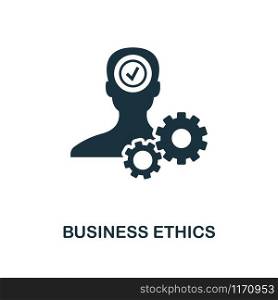 Business Ethics icon. Monochrome style design from business ethics collection. UX and UI. Pixel perfect business ethics icon. For web design, apps, software, printing usage.. Business Ethics icon. Monochrome style design from business ethics icon collection. UI and UX. Pixel perfect business ethics icon. For web design, apps, software, print usage.