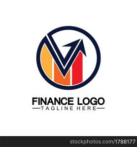 Business finance and Marketing logo Vector illustration design