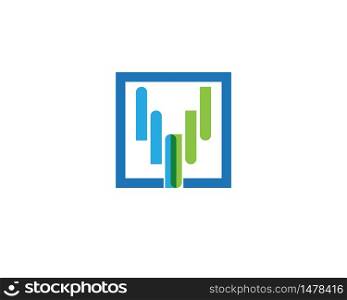 Business finance icon and symbol template