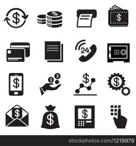 Business , finance, Investment icons Set