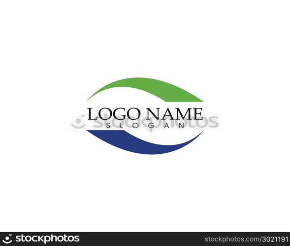 Business finance logo and symbols vector concept illustration