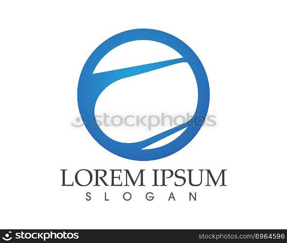 Business finance logo and symbols vector concept illustration
