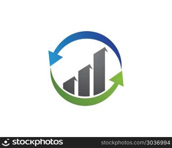 Business Finance Logo. Business Finance professional logo template vector icon