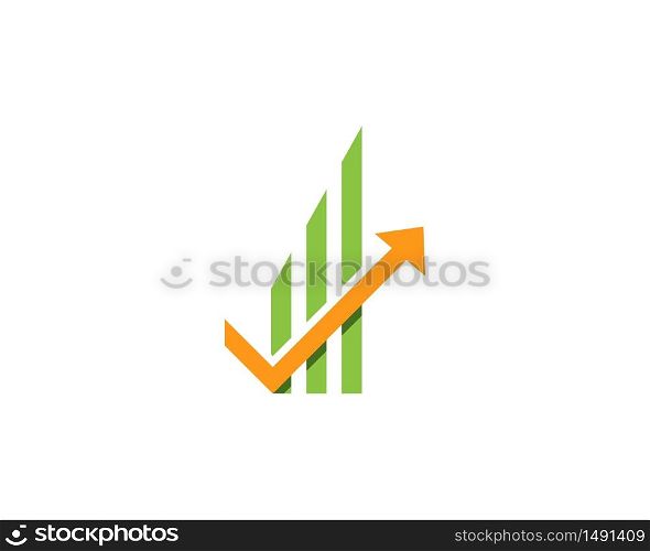 Business finance logo design vector