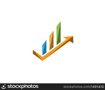 Business finance logo design vector