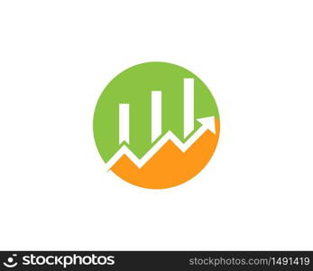 Business finance logo design vector