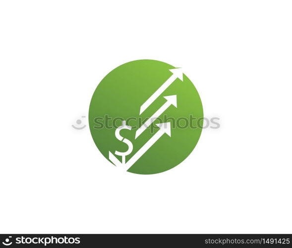 Business finance logo design vector