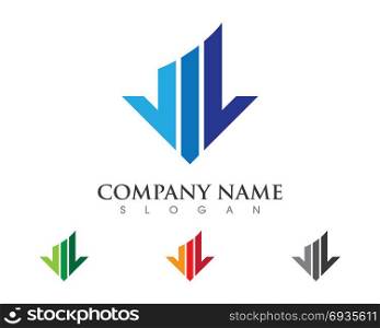 Business Finance logo template . Business Finance professional logo template vector icon