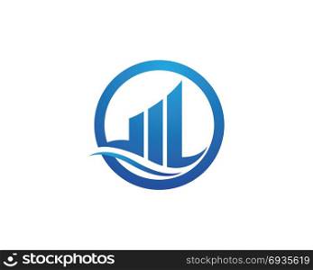 Business Finance logo template . Business Finance professional logo template vector icon