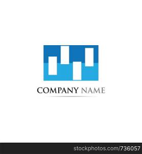 Business Finance Logo template vector icon design