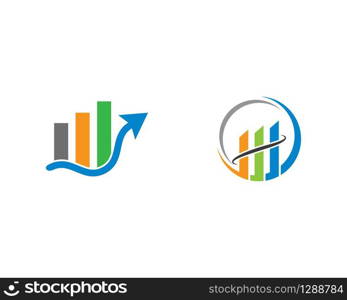 Business Finance Logo template vector icon illustration