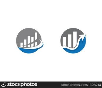 Business Finance Logo template vector icon illustration