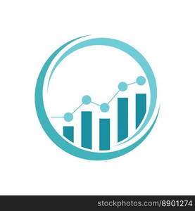 Business Finance logo vector flat design template