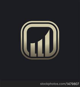 Business finance logo vector icon design